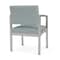 Lesro Lenox Steel Guest Chair, Ash (Blue) Seat, Ash Back, 22.5 W 24.5 L 32 H, Vinyl Seat LS1101 - alternate 2